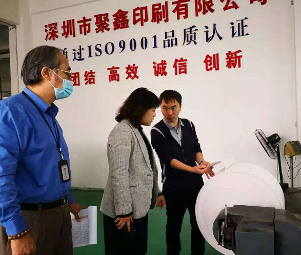 Street leaders inspect and guide work
